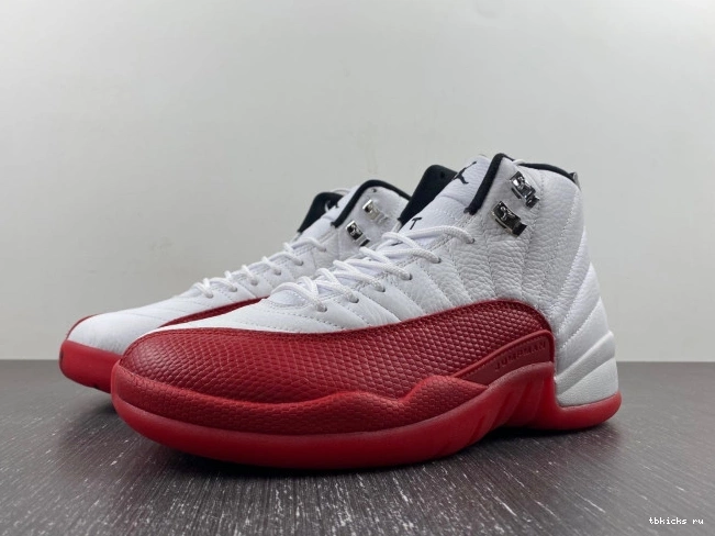 Rep TB Cherry Jordan 12 130690-110 Retro Air 0714